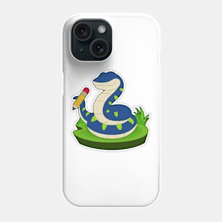 Snake Pupil Pencil School Phone Case