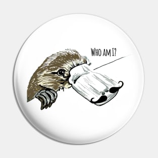 Who am I? Duck-Billed Platypus Pin