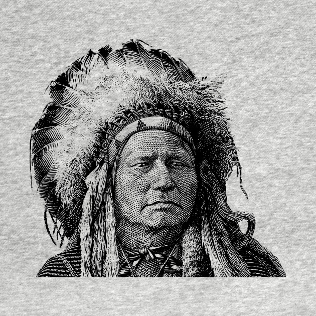 Discover Chief Running Antelope - Native American History - Native American - T-Shirt
