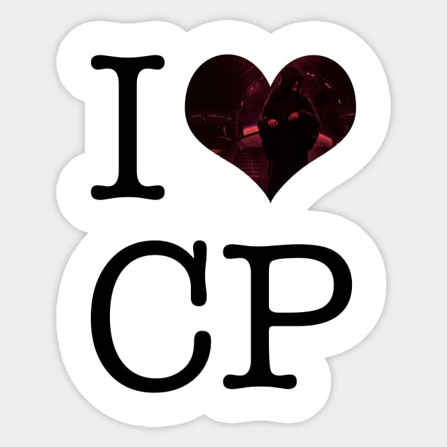 I LOVE CP - Chancellor Palpatine Star Wars - Sticker | TeePublic