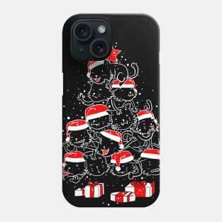 Pile Of Xmas Cats Ugly Sweater by Tobe Fonseca Phone Case