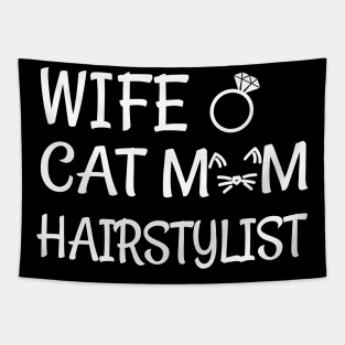 hairstylist cat lover Tapestry