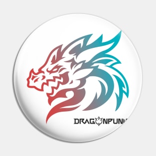 Dragonpunk Colors with Text Pin