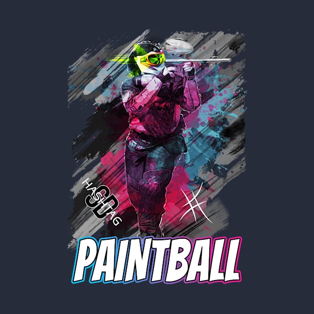 Paintball ArtStyle Female by HashtagbySD