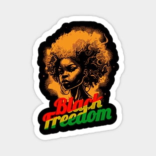 Juneteenth Celebrating Black Freedom 1865 Magnet