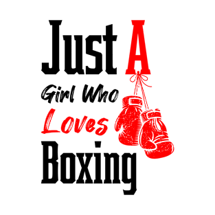 just a girl who loves boxing T-Shirt