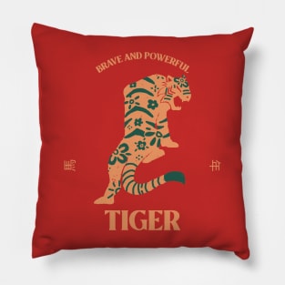 Year of The Tiger - Chinese Zodiac Pillow