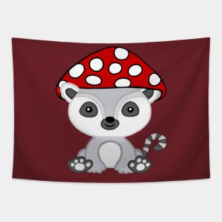 Lemur Mushie Tapestry