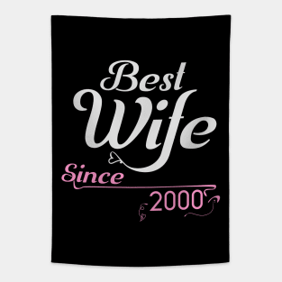 Best wife since 2000 ,wedding anniversary Tapestry