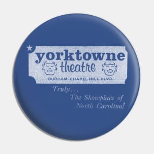 Yorktowne Theatre - Vintage Retro Ad T-Shirt Pin