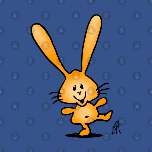 Dancing bunny by Cardvibes