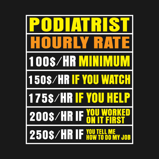 Podiatrist design by Krepulah Design Tees