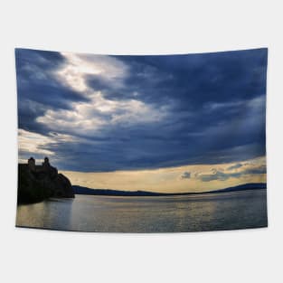 Cloudy Sunset Tapestry