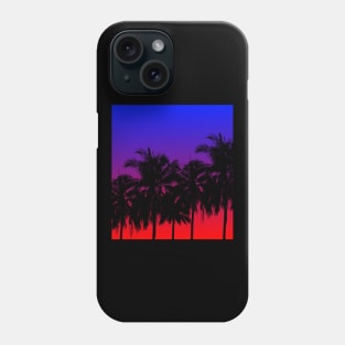 Palm Trees Palm Sunrise Square Vacation Phone Case