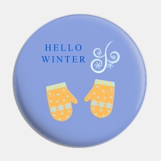 Hello Winter Pin