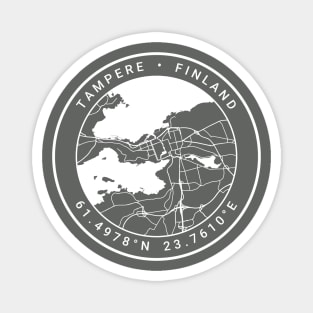 Tampere Map Magnet