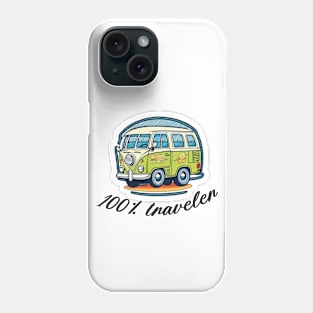 for a traveler who doesn't stop Phone Case