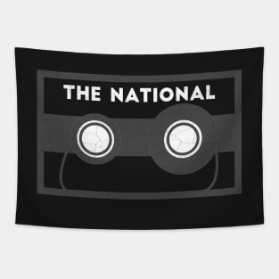 The National Band Logo Cassette Tape Distressed Tapestry