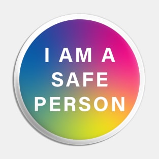 I am a Safe Person Pin