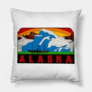 Vintage Style Alaska Pillow