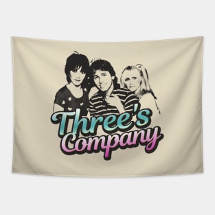 vintage threes company Tapestry