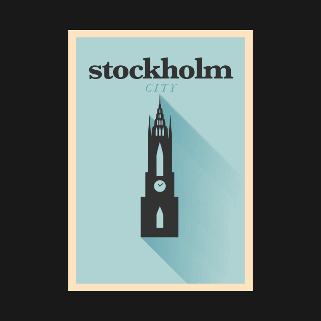 Stockholm Poster Design by kursatunsal