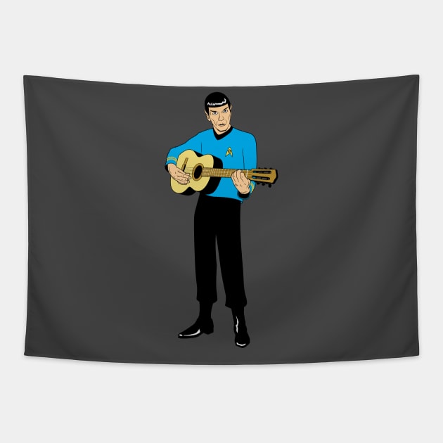 Spock Tapestry by happyartresult