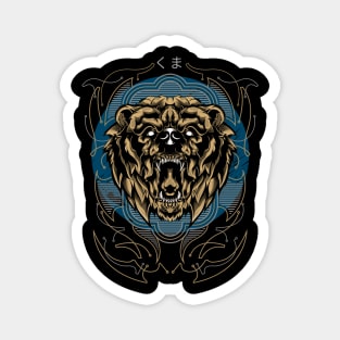 Golden Bear / Urban Streetwear / Bear / Grizzly Magnet