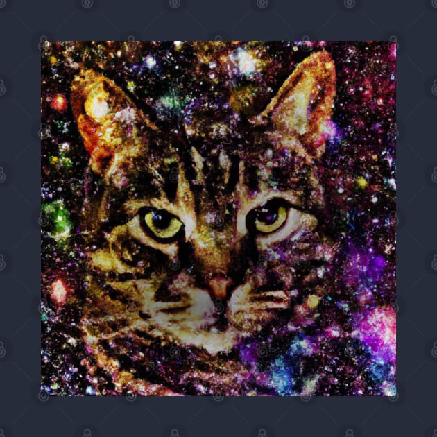 Striped Space Cat by Multiplanetary Studios