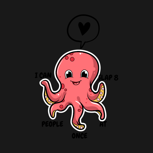 Funny Slapping Octopus by yassinebd