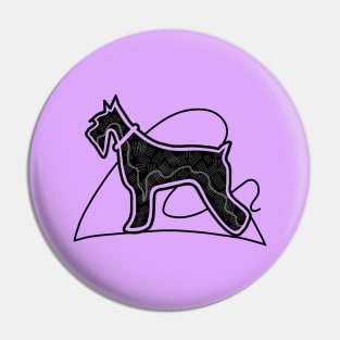 Schnauzer Dog Pin