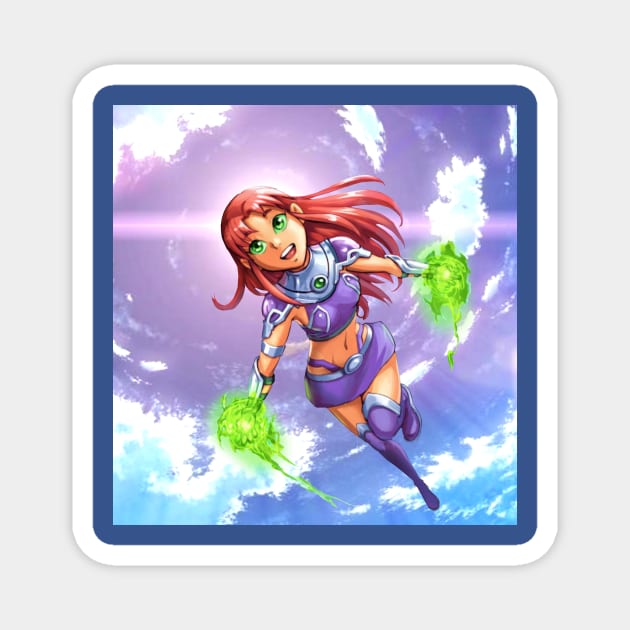 Sunny Starfire Magnet by Clifficus