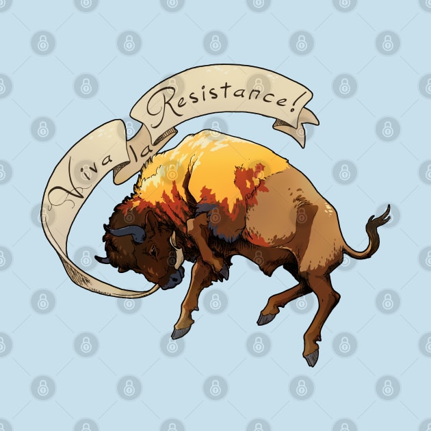 Resistance Bison by charamath