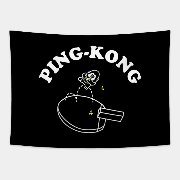 Ping Kong Tapestry by threadfulcat