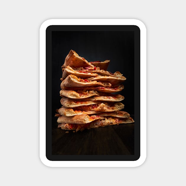 The tower of pizza Magnet by naturalis