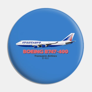 Boeing B747-400 - Transaero Airlines Pin