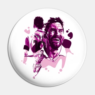 Lionel messi Pink Pin