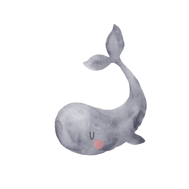 Grey Baby whale by gusstvaraonica