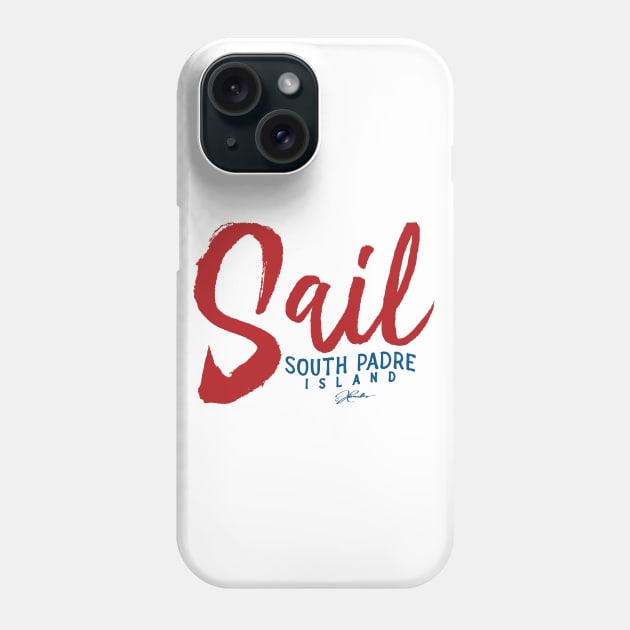 Sail South Padre Island, Texas Phone Case by jcombs