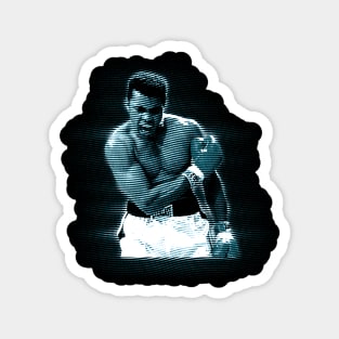 Boxing Retro Ali Lover Gifts Magnet