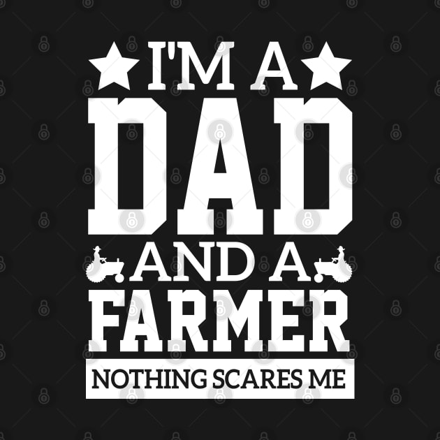 tractors i'm a dad and a farmer fathers humor cool Cultivating by greatnessprint