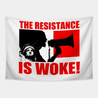 THE RESISTANCE IS WOKE Tapestry