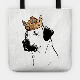 Anatolian Shepherd Dog King Queen Wearing Crown Tote