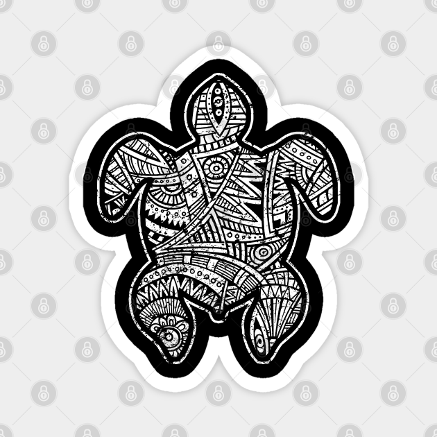 Sea Turtle Maori Tribal Tattoos Sea Turtle Magnet Teepublic
