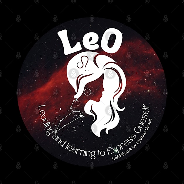 Cosmic Leo Zodiac Character by HeartsLight