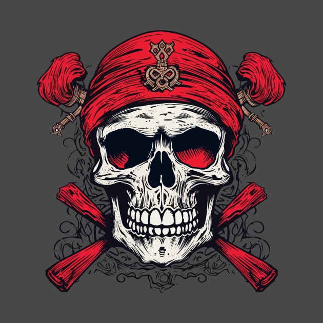 Pirate skull by JORDYGRAPH