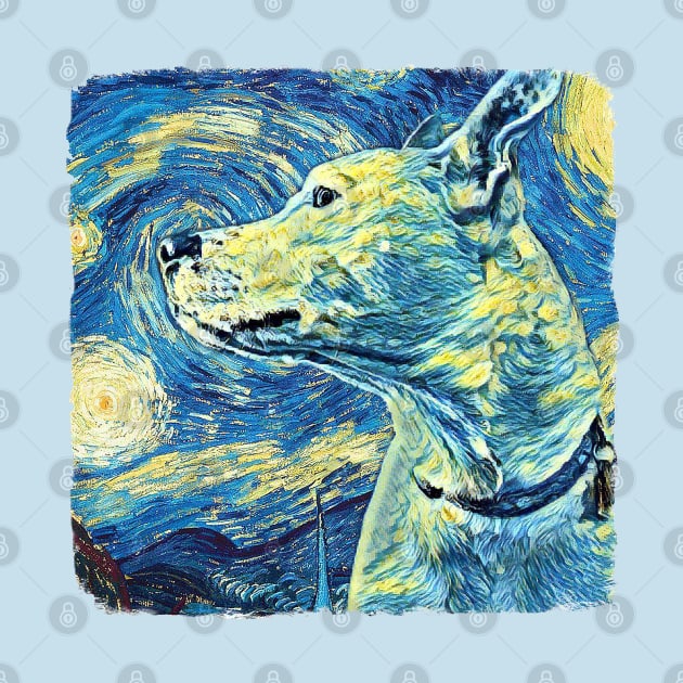 Confused Dog Van Gogh Style by todos