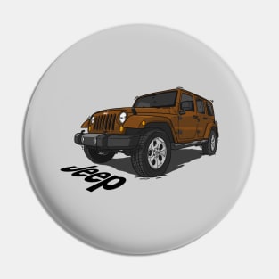 Jeep Wrangler - Brown Pin