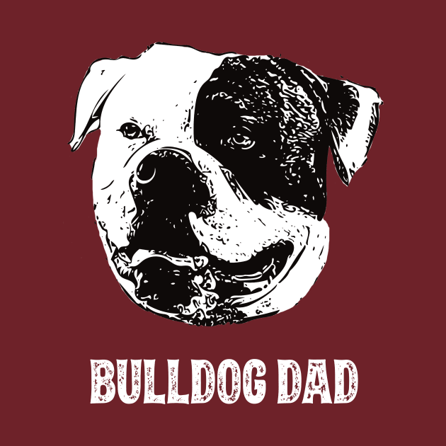 Bulldog Dad by DoggyStyles