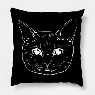 American cat portrait Pillow